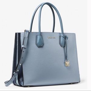 Michael Kors Mercer Accordion Leather Tote